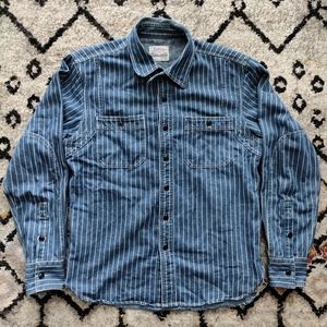 Non Stock (Bronson) Wabash L/S Shirt, 38/Small, Indigo